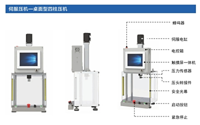 伺服压机一桌面型四柱压机