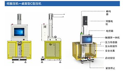 伺服压机一桌面型C型压机